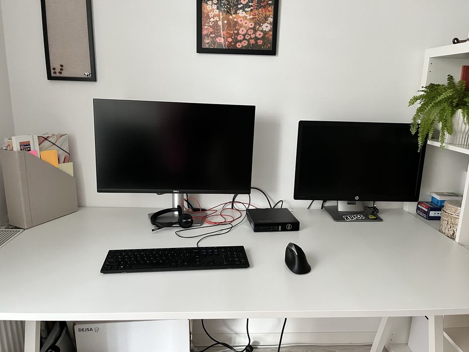 Biurko IKEA Trotten biale 160x80 cm