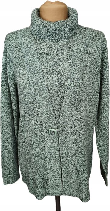 Stylowy sweter golf damski rozm. 42 uk 16