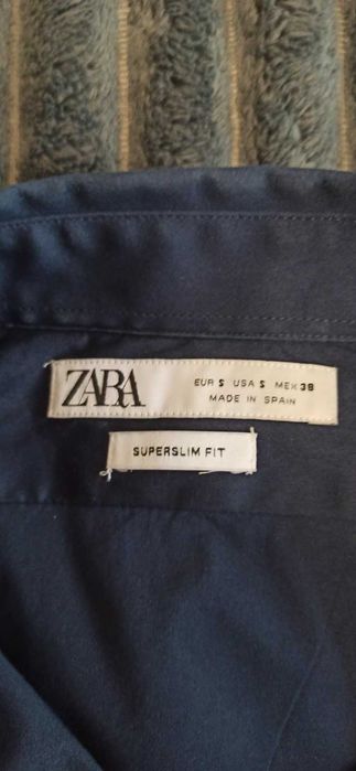 Сорочка ZARA синя