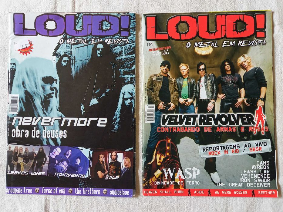 Revistas Loud! Rock e Metal