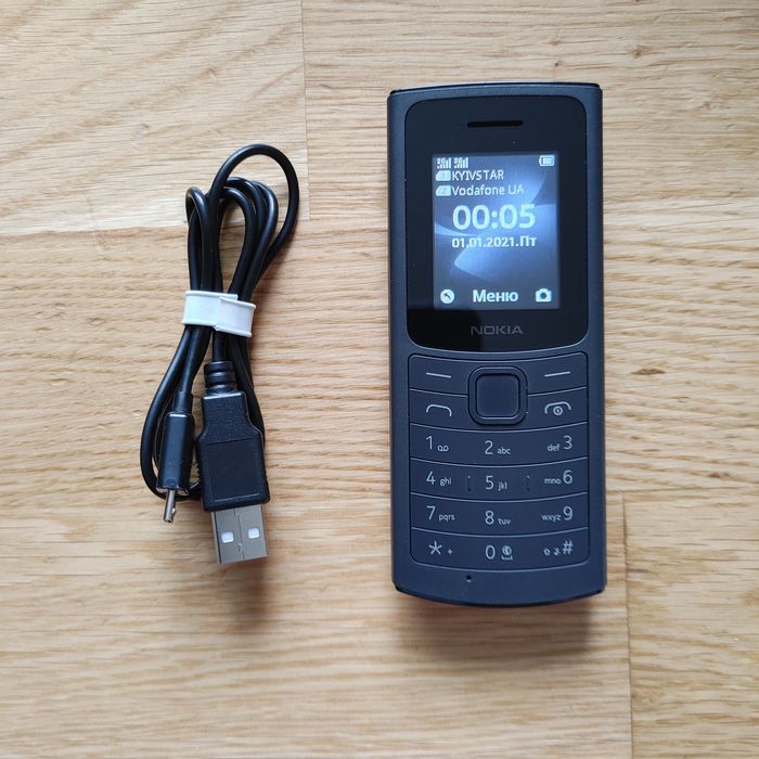 Nokia 110 почти новый для слабовидящих