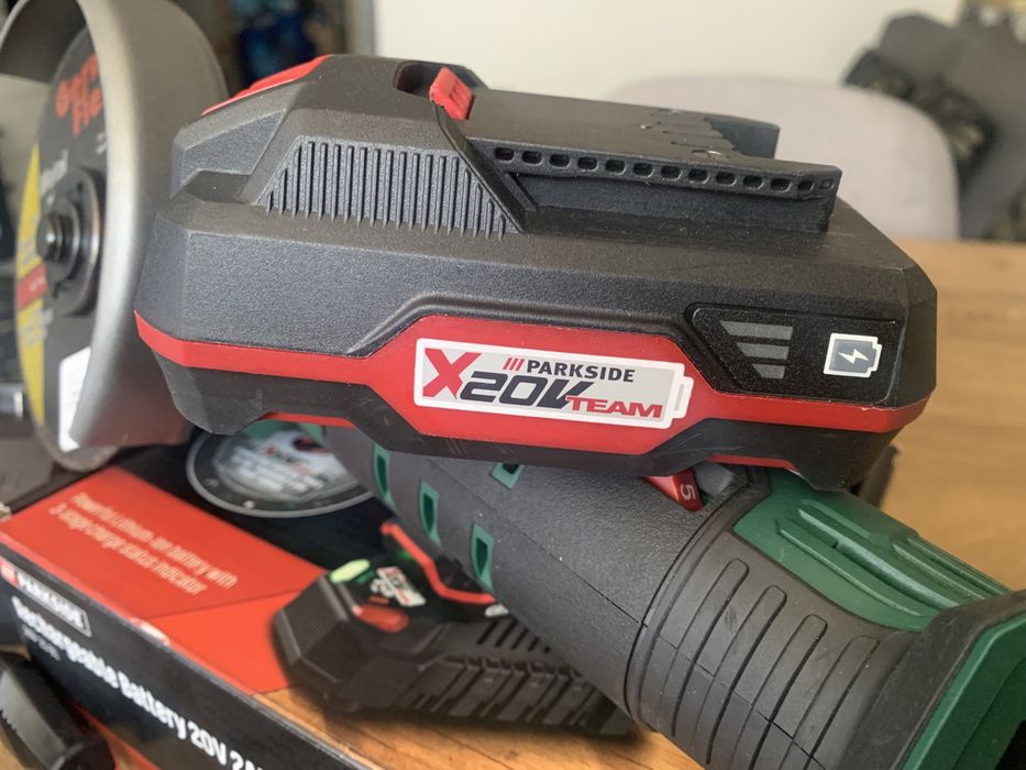 Nowa Szlifierka Aku Parkside  PWSA-20-Li D4/Aku X20V Team/Ład/Tarcza!