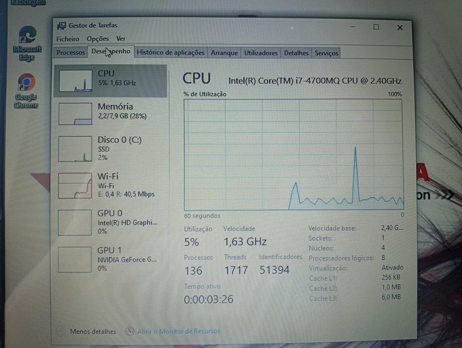 Toshiba L50A i7 4700MQ + 2 Gráficas + 8GB RAM + SSD