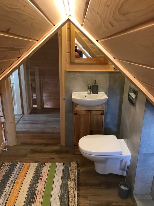 Drewniany Góralski domek z balią w Górach Podhale "Na Zogrodzie"