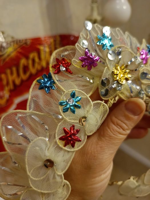 Віночок весільний, свадебный винтажный венок, веночек, старовинний