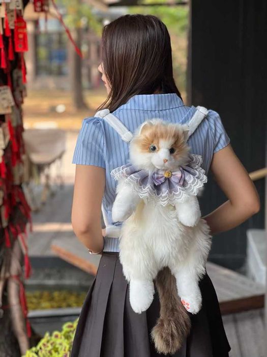 рюкзак плюшевый котенок предзаказ