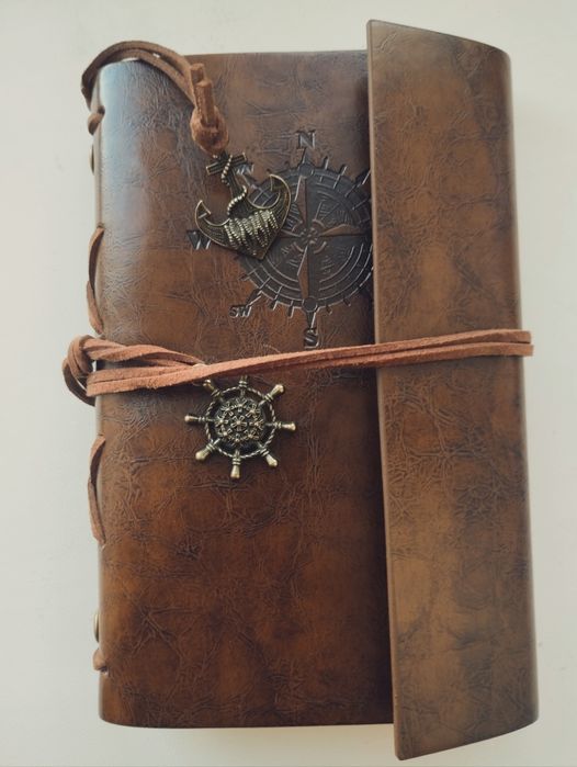РОЗПРОДАЖ!! Вінтажний шкіряний блокнот «Морська подорож»