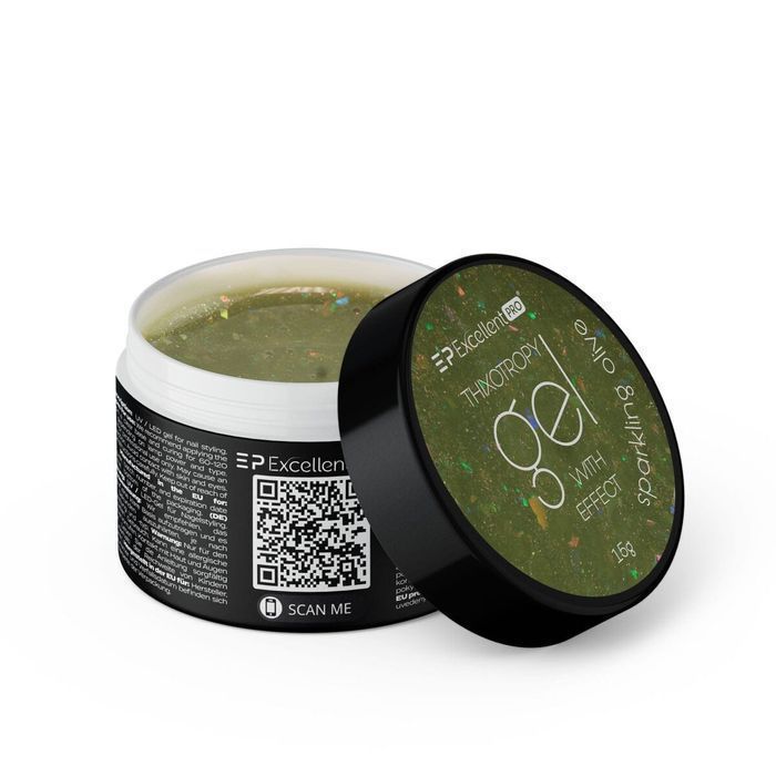 Excellent PRO  żel budujący Sparkling Olive 15g