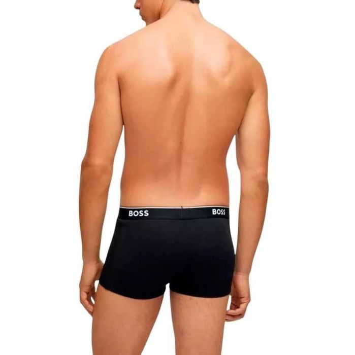 HUGO BOSS bokserki 3 PAK bokserek męskich BLACK