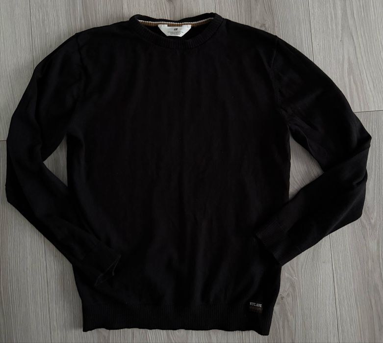 Czarny sweterek sweter h&m 146/152