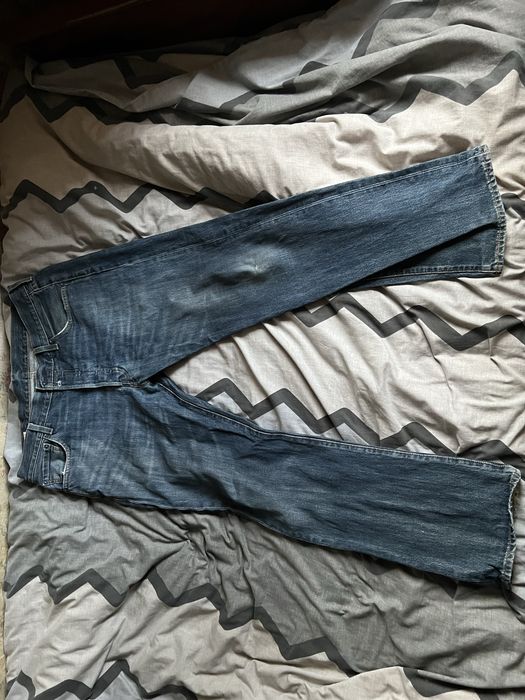 джинсы синие levis 501 w36l32