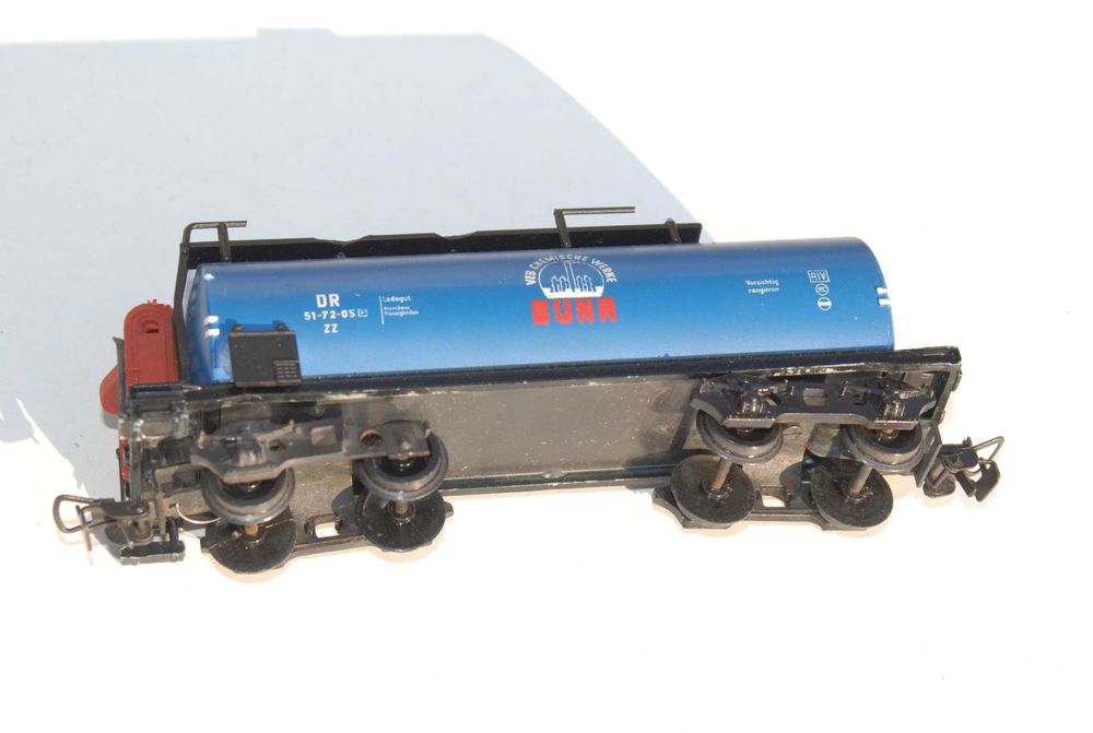 Stara zabawka wagon cysterna 4 osiowa Buna Piko unikat kolekcjonerski