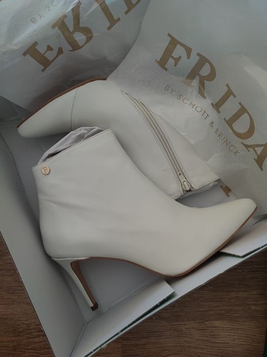 Skórzane botki Frida rozmiar 40