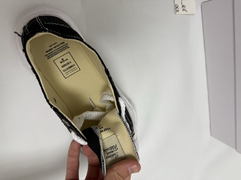 кеды кроссовки Maison Mihara Yasuhiro black 43 44 balenciaga