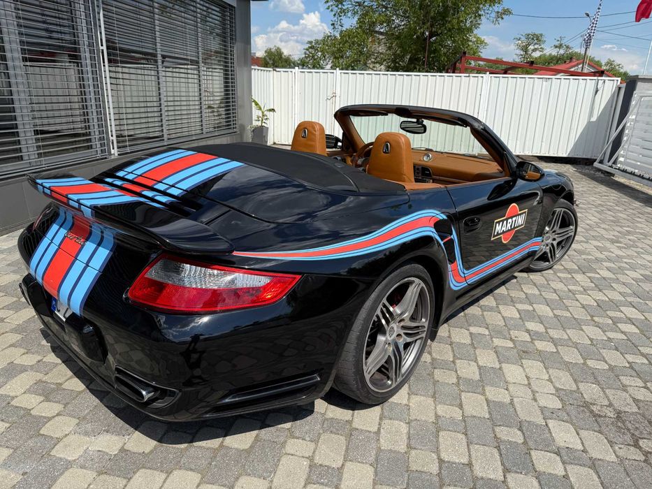 Porsche 911 Turbo Cabrio 634km 2007r 997 piękne MARTINI, zamiana