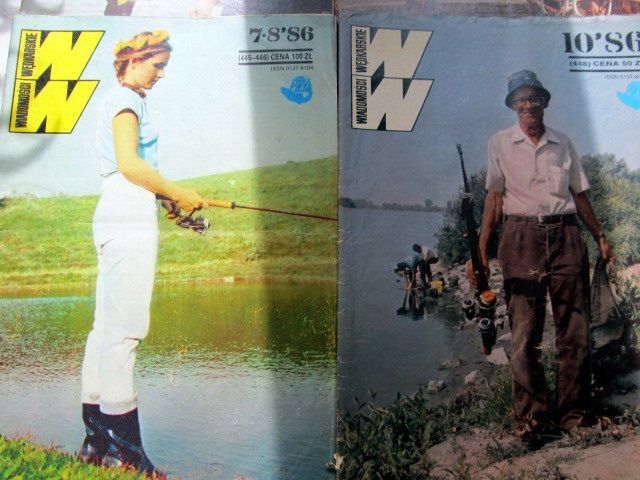 Czasopisma "Wiadomości wędkarskie" 1986 r.