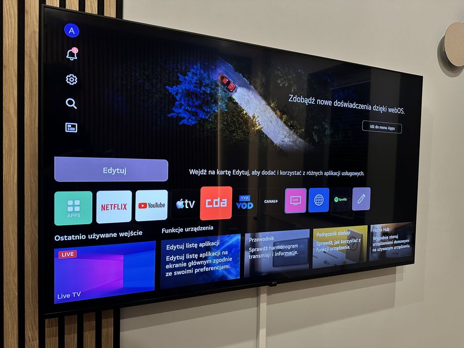 Telewizor LG 55” 4K UHD 55UT81006LA Smart TV webOS + pilot Magic