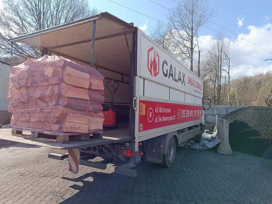 Drewno kominkowe - BUK OLCHA DĄB BRZOZA na paletach