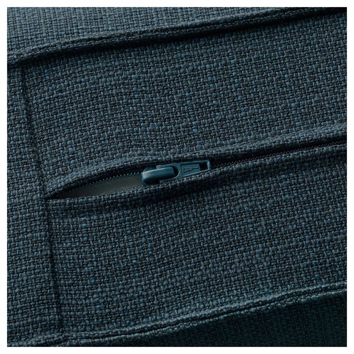 KIVIK pokrycie sofy 3-os. z szezlongiem, Hillared granatowy