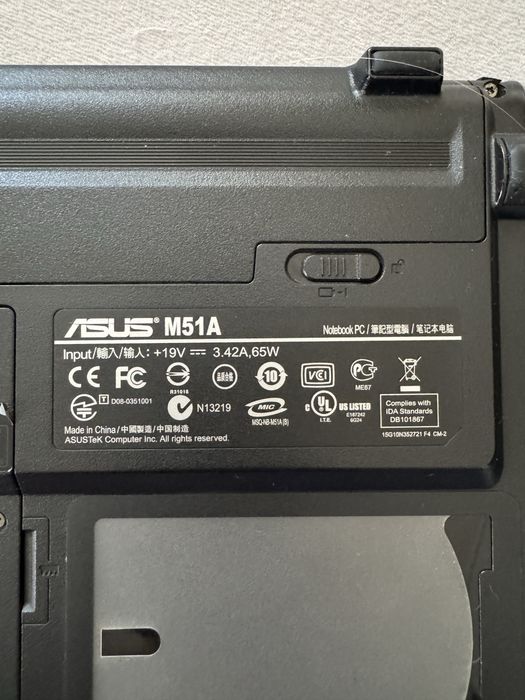 Laptop Asus M51A