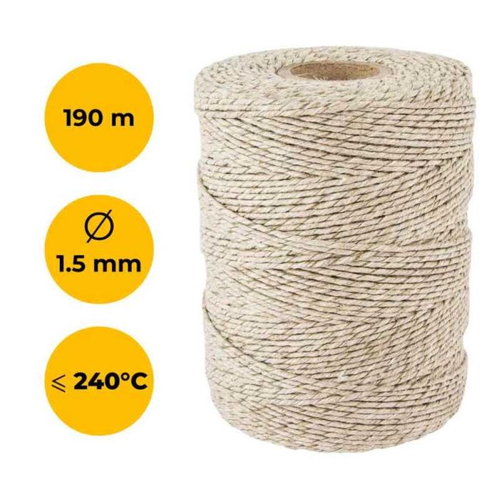 Nić Sznurek Wędliniarski 250g 190m Lniany