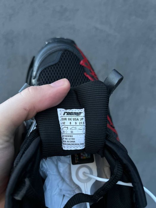 БЕЗ ПЕРЕДОПЛАТ ‼️ Balenciaga Runner Black Red Graffiti / ТОП ЯКІСТЬ