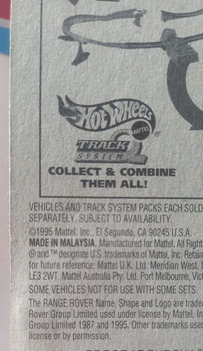 Range rover hot wheels