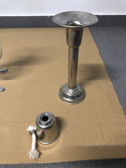 Castiçal vela com cordel