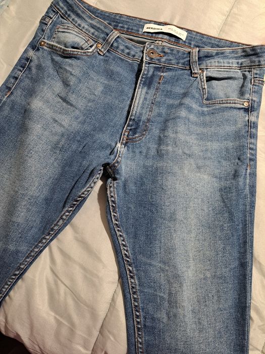 Calcas de ganga azuis