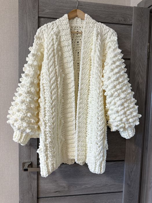 Кардигани на замовлення з плюшевої пряжі