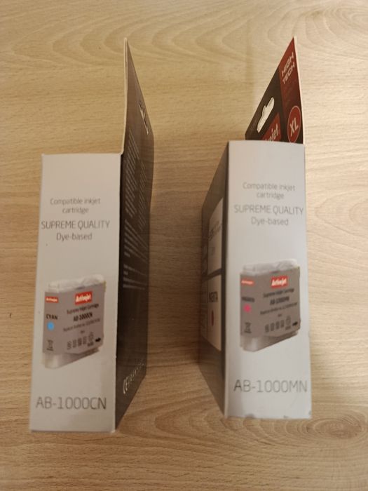 Tusz do drukarki Brother niebieski i czerwony