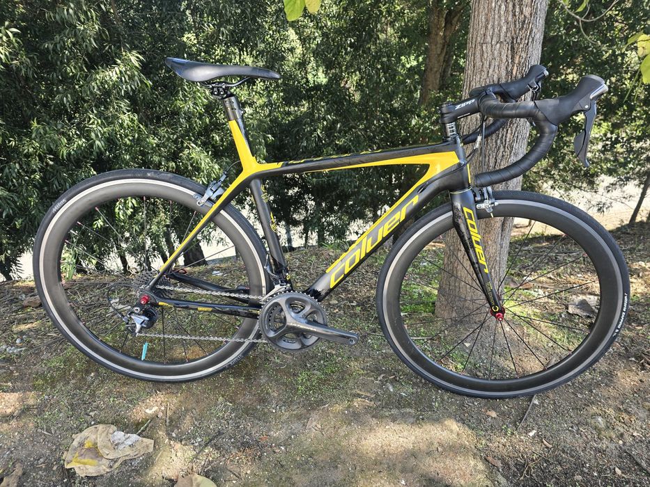 Bicicleta carbono ultegra e rodas carbono