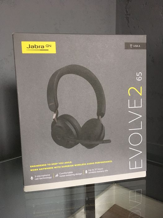 Jabra Evolve2 65 słuchawki bezprzewodowe nowe !