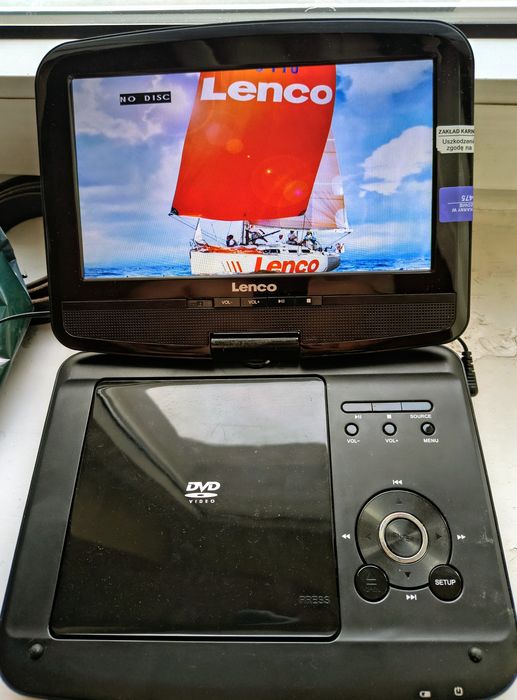 DVD LENCO 9 CALI przenośny USB Warszawa