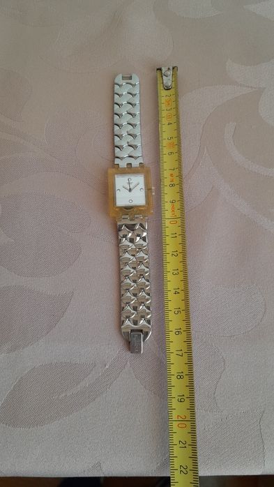 Relógio Swatch Square Ecailles D'Argent