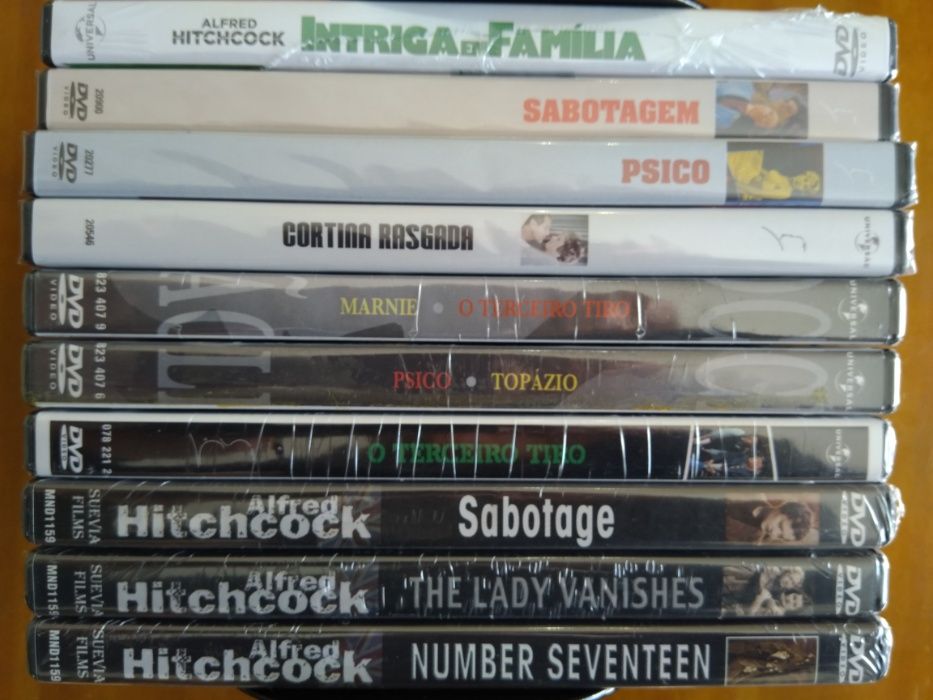 Lote Alfred Hitchcock (novo/selado)