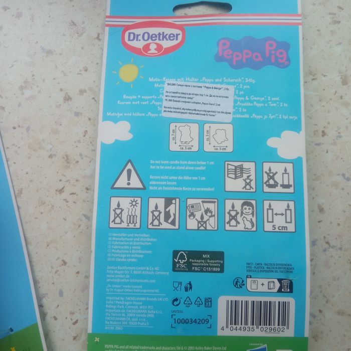 Akcesoria na tort świnka Peppa
