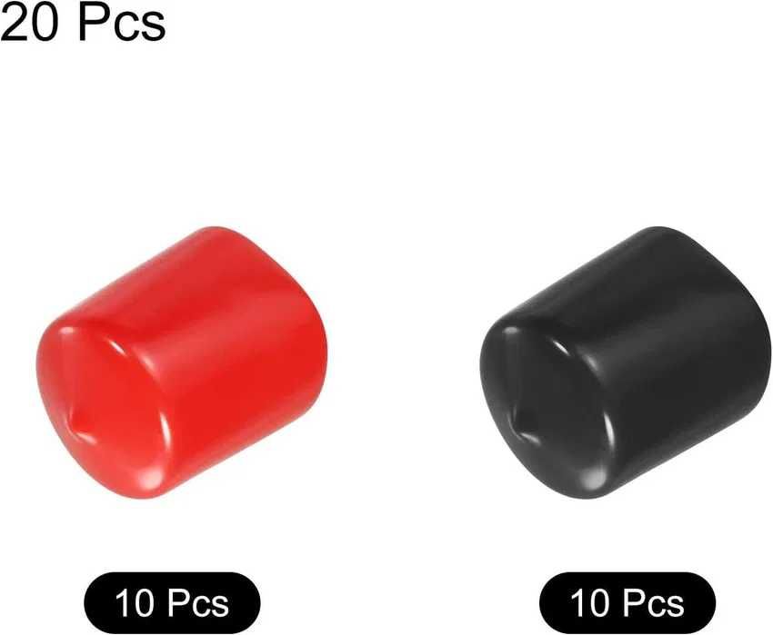 Zaślepki gumowe 20szt 36mm winylowe do śrub nóżek meblowych NOWE s315