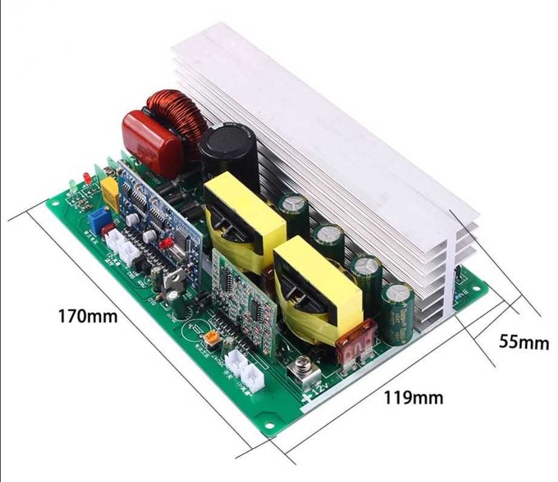 Інвертор чистий синус 750W (пік 1000W) та 400W [пік 750W] 12V/220V