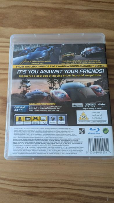 Jogos PS3 - Need For Speed Hot Pursuit II