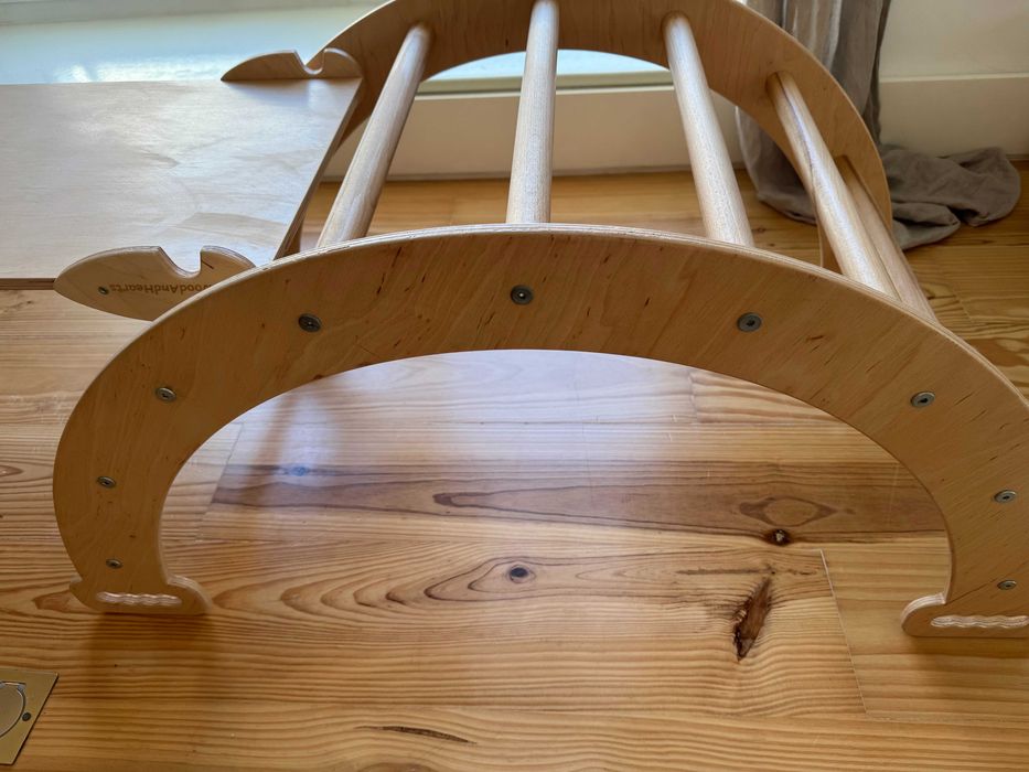 Conjunto de 3 brinquedos de escalada Montessori Wood And Hearts