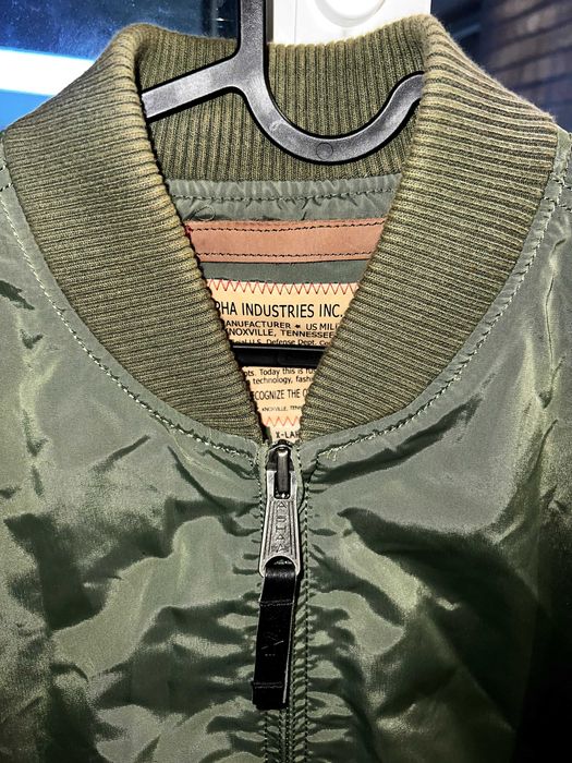 Kurtka bomber Alpha Industries MA-1 oliwkowa L–XL