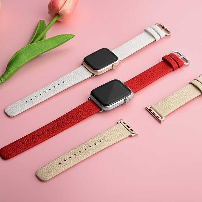 Pasek do zegarka Apple jasno szary