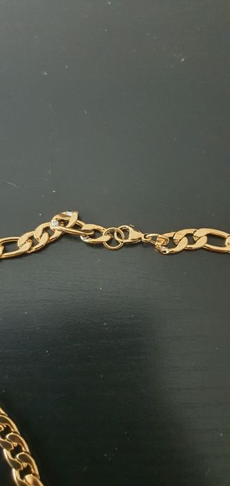 Pulseiras e fios banhadas a ouro laminado 18k 5/8mm