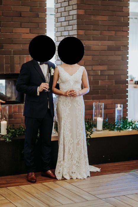 Suknia ślubna boho rustykalna Viviane - Atelier vie de chateau