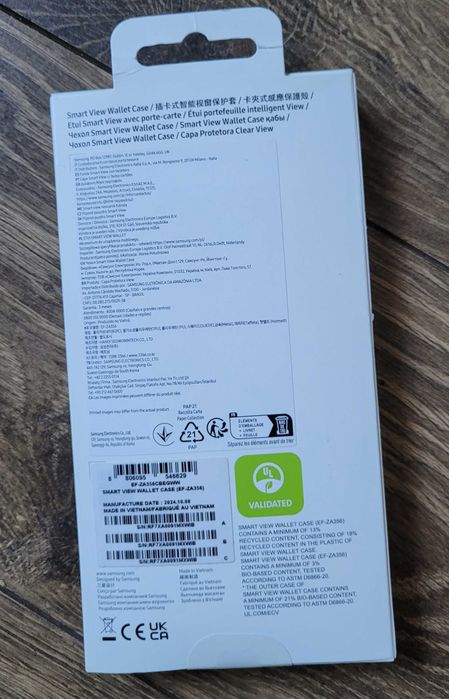Etui Samsung Smart View Wallet Case do Galaxy A35 5G czarne NOWE