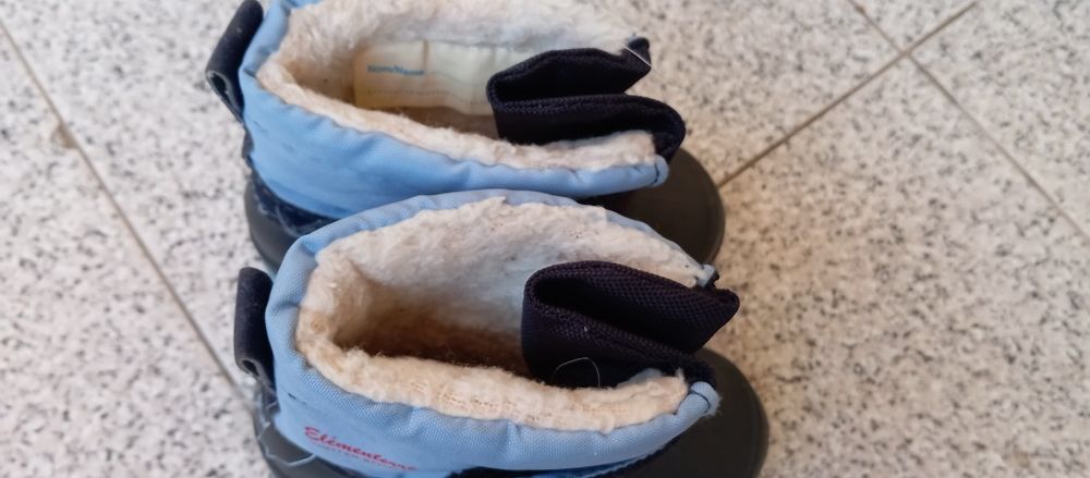 Botas de criança para neve inverno