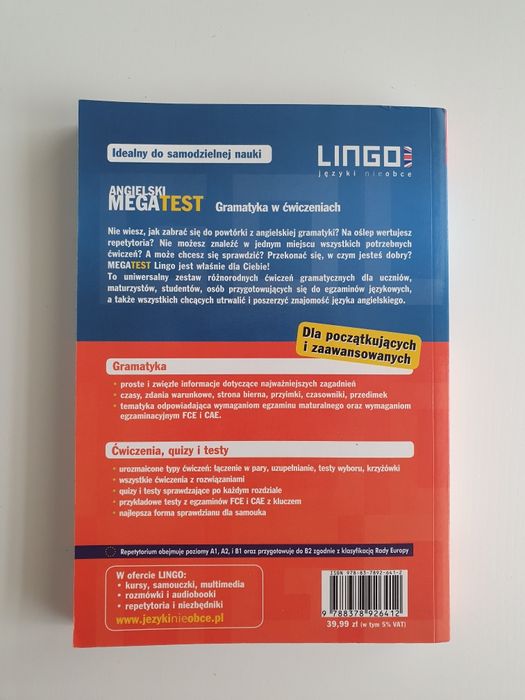 Angielski mega test gramatyka w ćwiczeniach