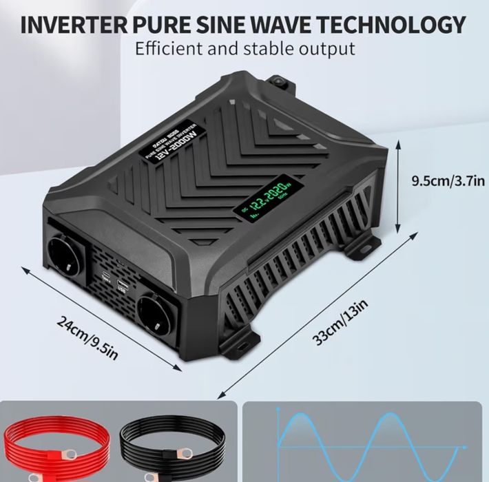 Kit Solar, inversor  +Controlador carga Y&H MPPT 60A 12V/24V /48V (MPPT puro)