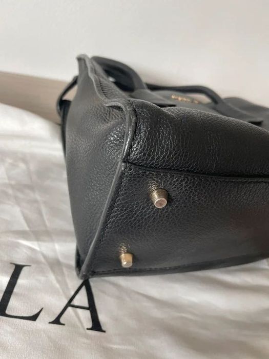 Furla amina tote skóra naturalna minimalizm klasyczna torebka jesień